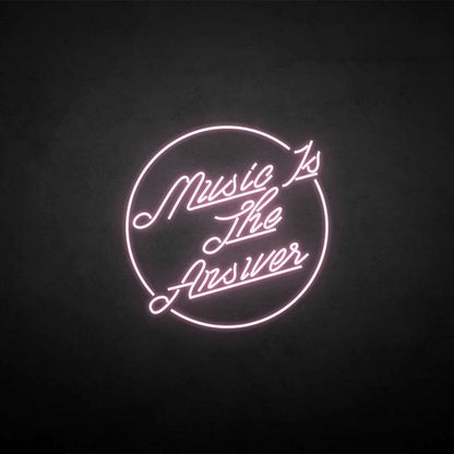 Music Is The Answer Neon Sign | Shineneon