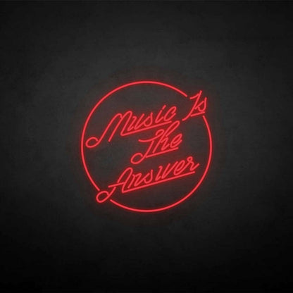 Music Is The Answer Neon Sign | Shineneon
