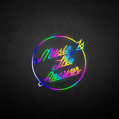 Music Is The Answer Neon Sign | Shineneon