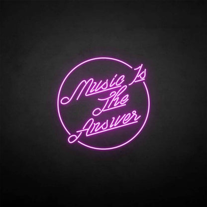Music Is The Answer Neon Sign | Shineneon