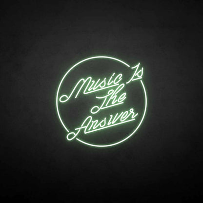 Music Is The Answer Neon Sign | Shineneon