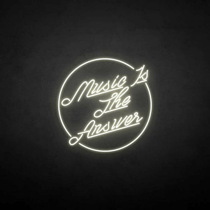 Music Is The Answer Neon Sign | Shineneon