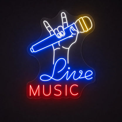 Music LED Neon Sign Garage Neon Sign main product image