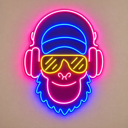 Music Monkey LED Neon Sign - Shineneon