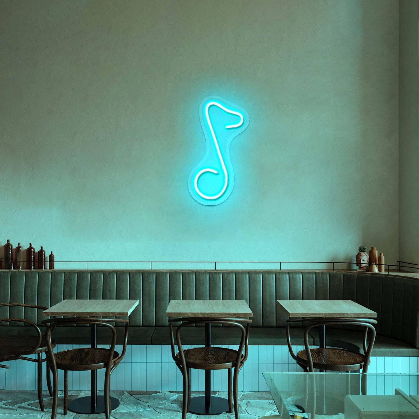 Music Note Neon Light For Bar Signs