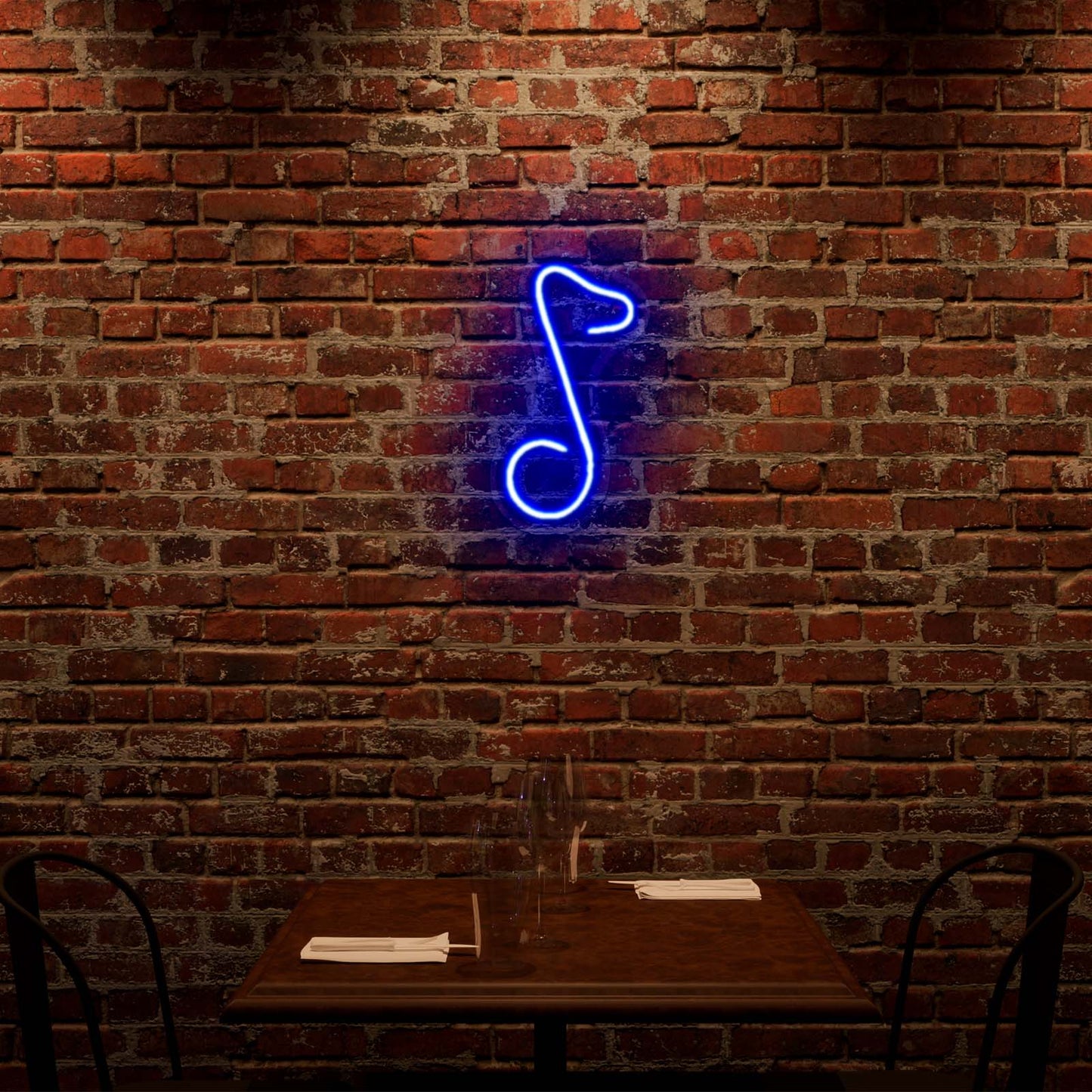 Music Note Neon Light For Bar Signs