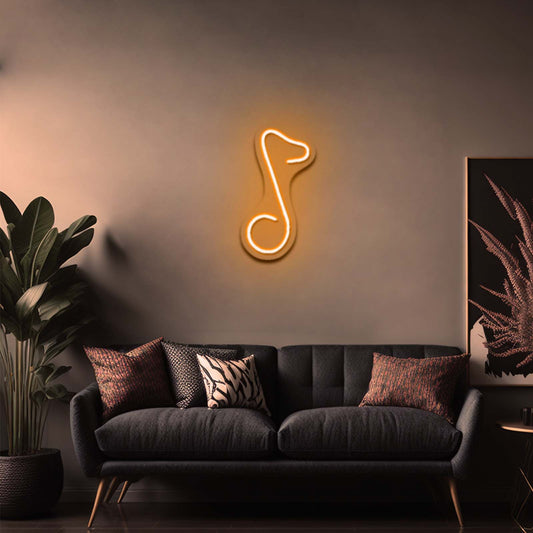 Music Note Neon Light For Bar Signs