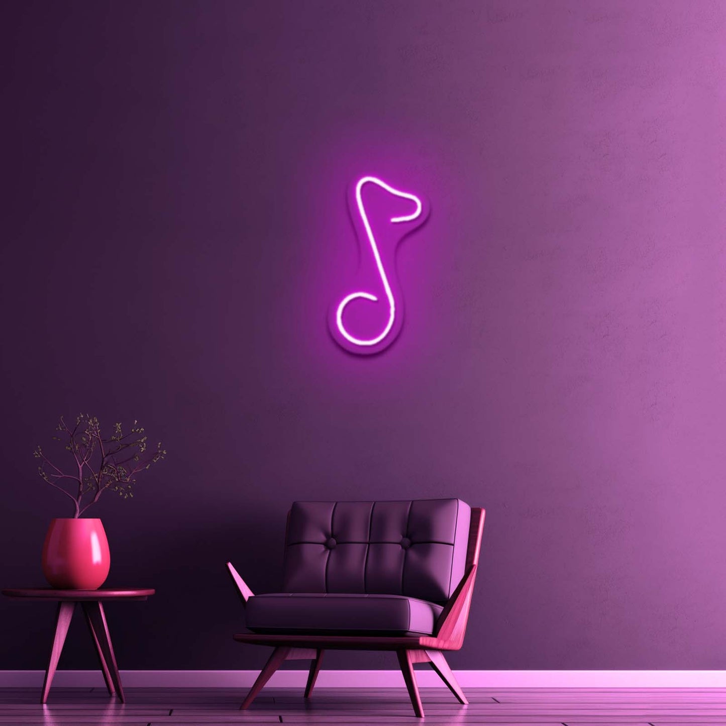 Music Note Neon Light For Bar Signs