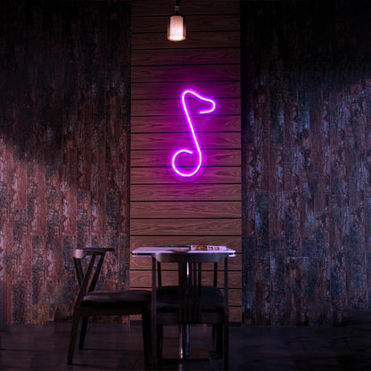 Music Note Neon Light For Bar Signs