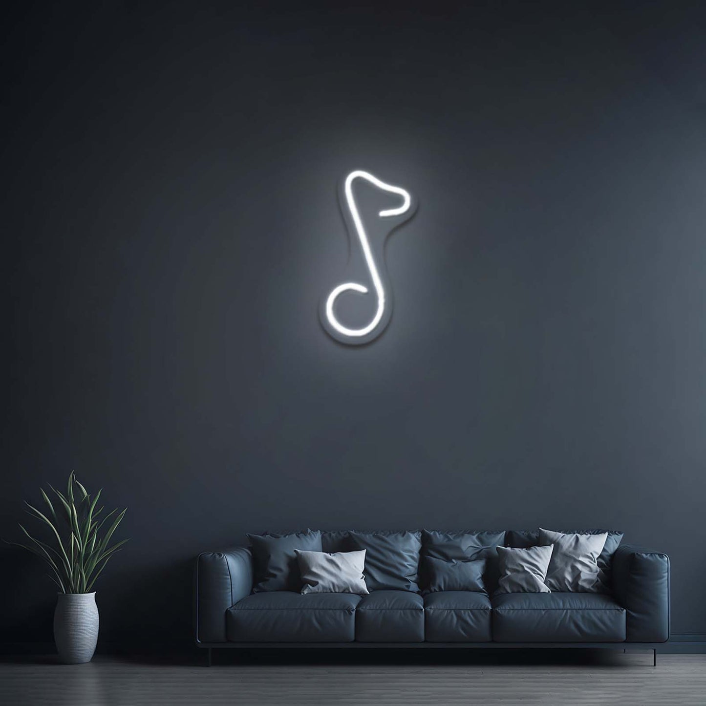 Music Note Neon Light For Bar Signs