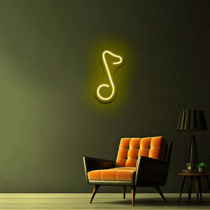 Music Note Neon Light For Bar Signs