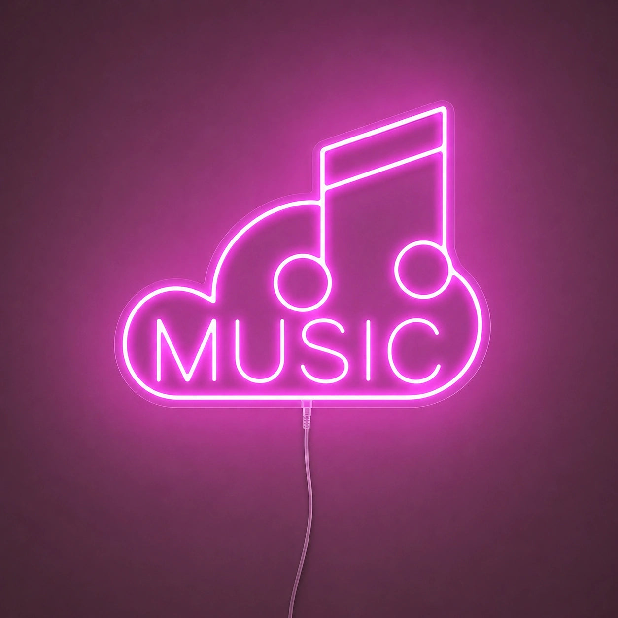 Music Note Neon Sign LED Neon Sign main product image