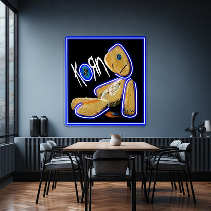 Music Rock Korn Band New Korn Heavy Metal Hard Rock Korn Song Korn Wall Artwork Neon Signs | Shineneon