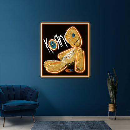 Music Rock Korn Band New Korn Heavy Metal Hard Rock Korn Song Korn Wall Artwork Neon Signs | Shineneon