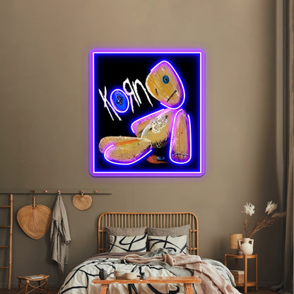 Music Rock Korn Band New Korn Heavy Metal Hard Rock Korn Song Korn Wall Artwork Neon Signs | Shineneon