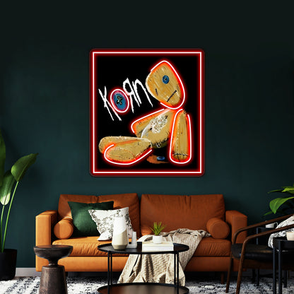 Music Rock Korn Band New Korn Heavy Metal Hard Rock Korn Song Korn Wall Artwork Neon Signs | Shineneon