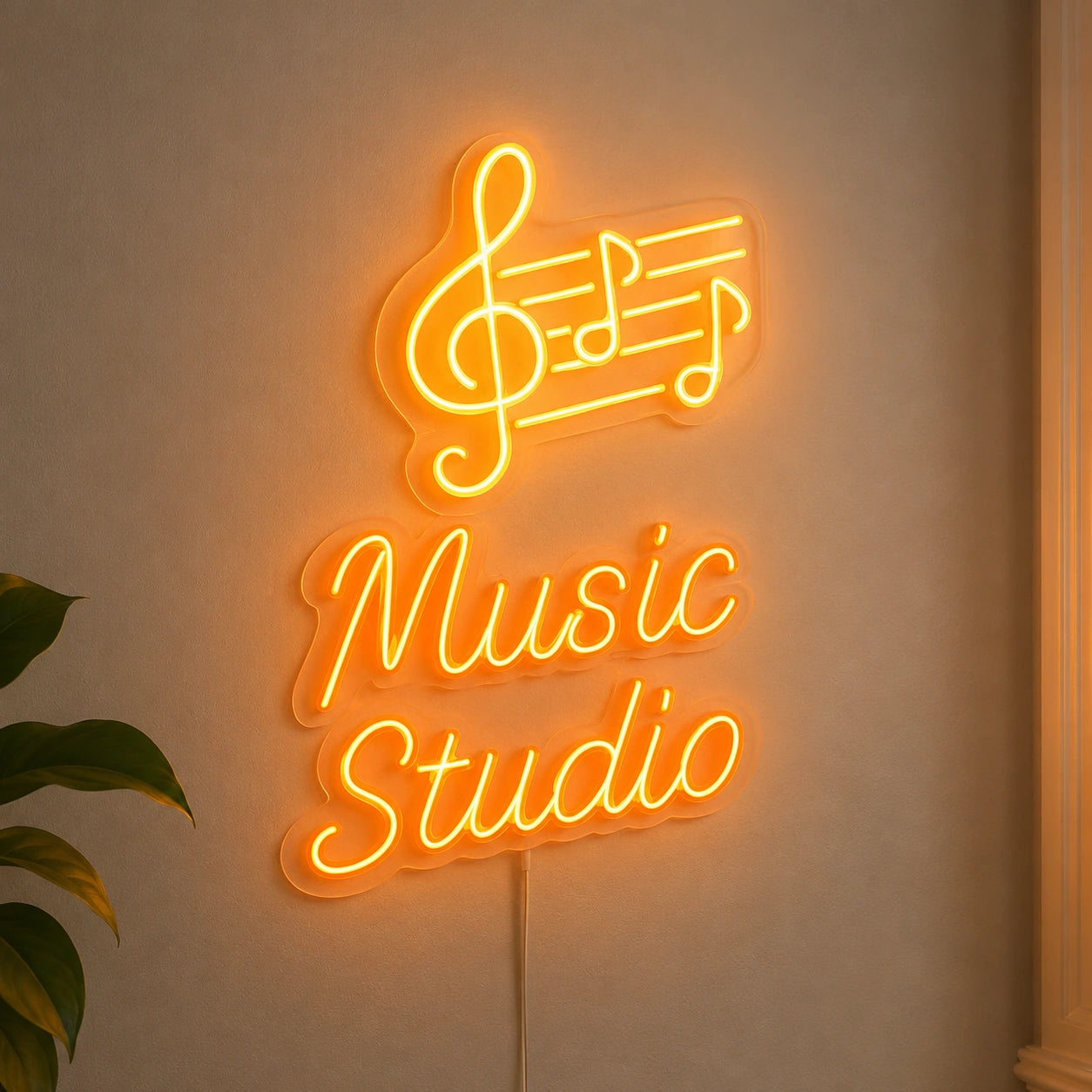 Music Studio Notes Neon Sign LED Neon Sign high-converting product image