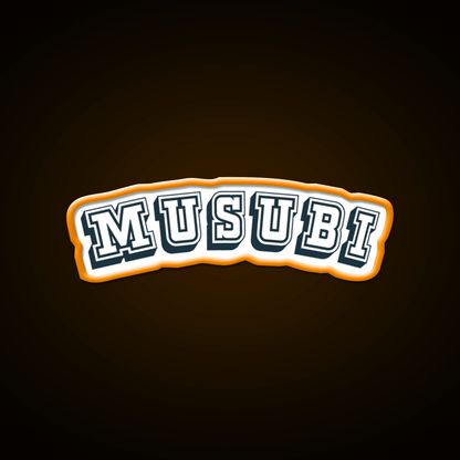 Musubi Hawaiian Food Snack Food Led Neon Sign Rgb Color - Shineneon