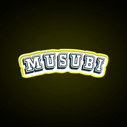 Musubi Hawaiian Food Snack Food Led Neon Sign Rgb Color - Shineneon