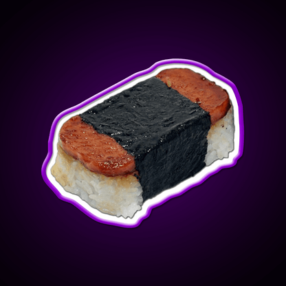Musubi Pink Snack Food Led Neon Sign Rgb Color - Shineneon