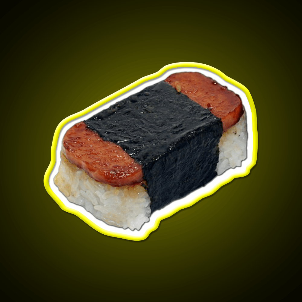 Musubi Pink Snack Food Led Neon Sign Rgb Color - Shineneon