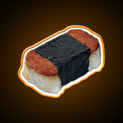 Musubi Pink Snack Food Led Neon Sign Rgb Color - Shineneon