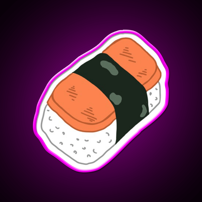 Musubi Snack Food Led Neon Sign Rgb Color - Shineneon