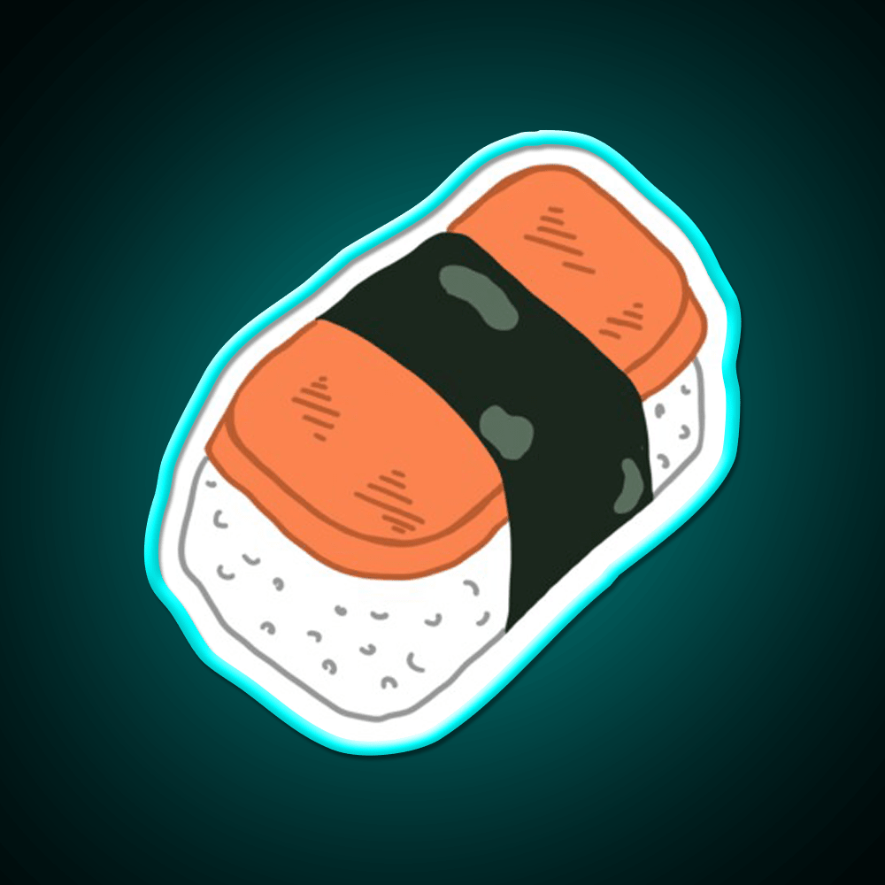 Musubi Snack Food Led Neon Sign Rgb Color - Shineneon