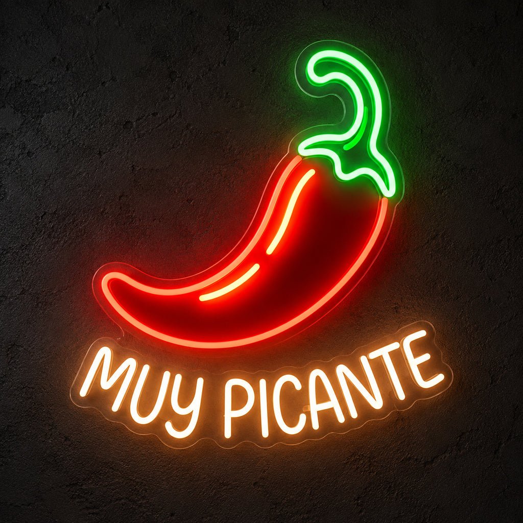 Muy Picante Pepper LED Neon Sign - Shineneon
