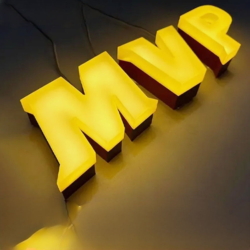 Mvp 3D Frontlit Channel Letters Led Light Sign