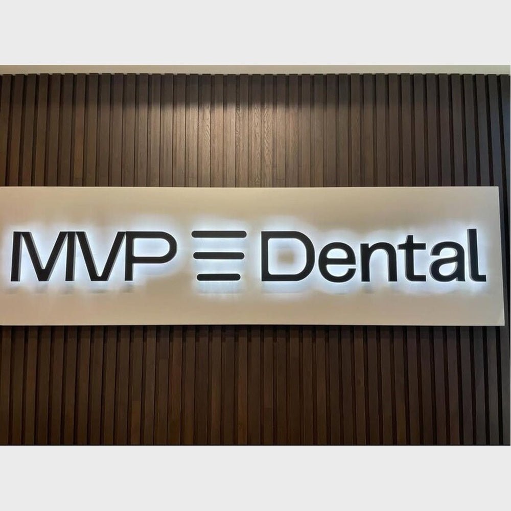 Mvp Dental 3D Backlit Channel Letters Led Light Sign - Shineneon