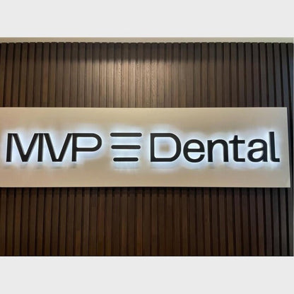 Mvp Dental 3D Backlit Channel Letters Led Light Sign - Shineneon