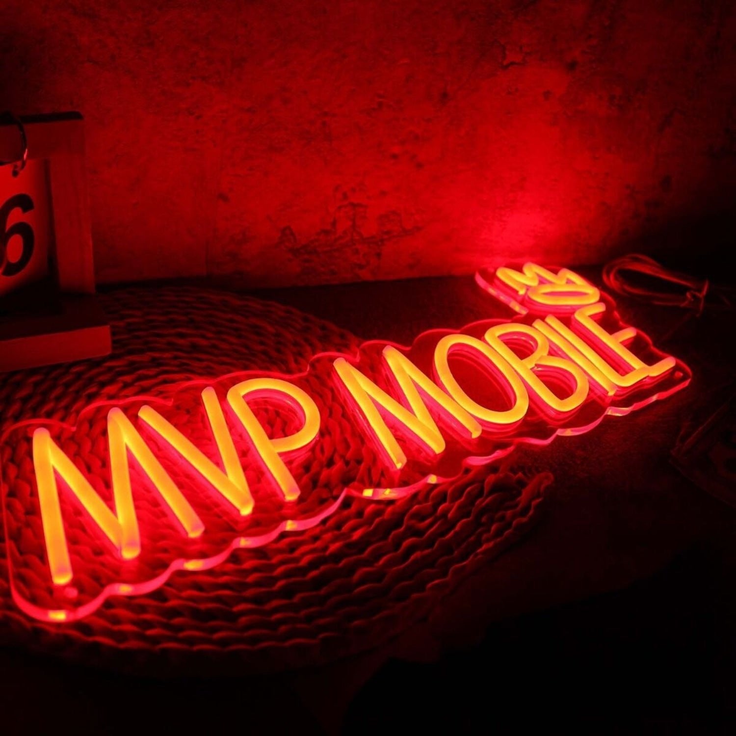 Mvp Mobile Orange Led Neon Sign - Shineneon