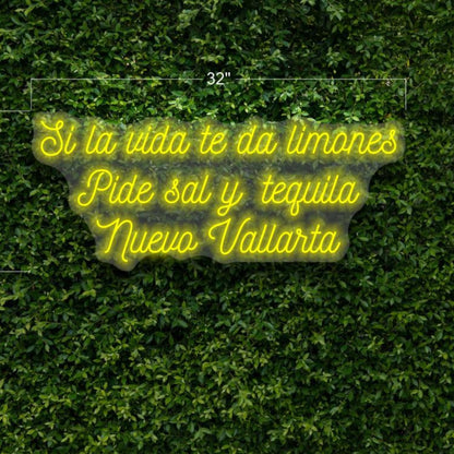 My Body Gym Heart Tacos Yellow Led Neon Sign For Home Gym Or Cafe Wall Decor | Shineneon