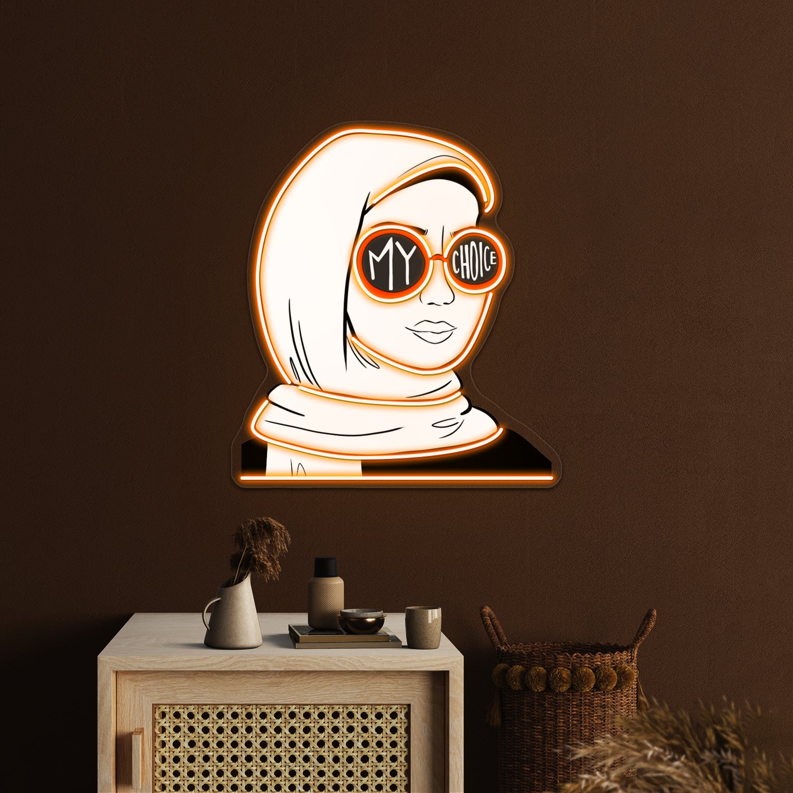 My Choice Red Artwork Neon Sign Led | Shineneon