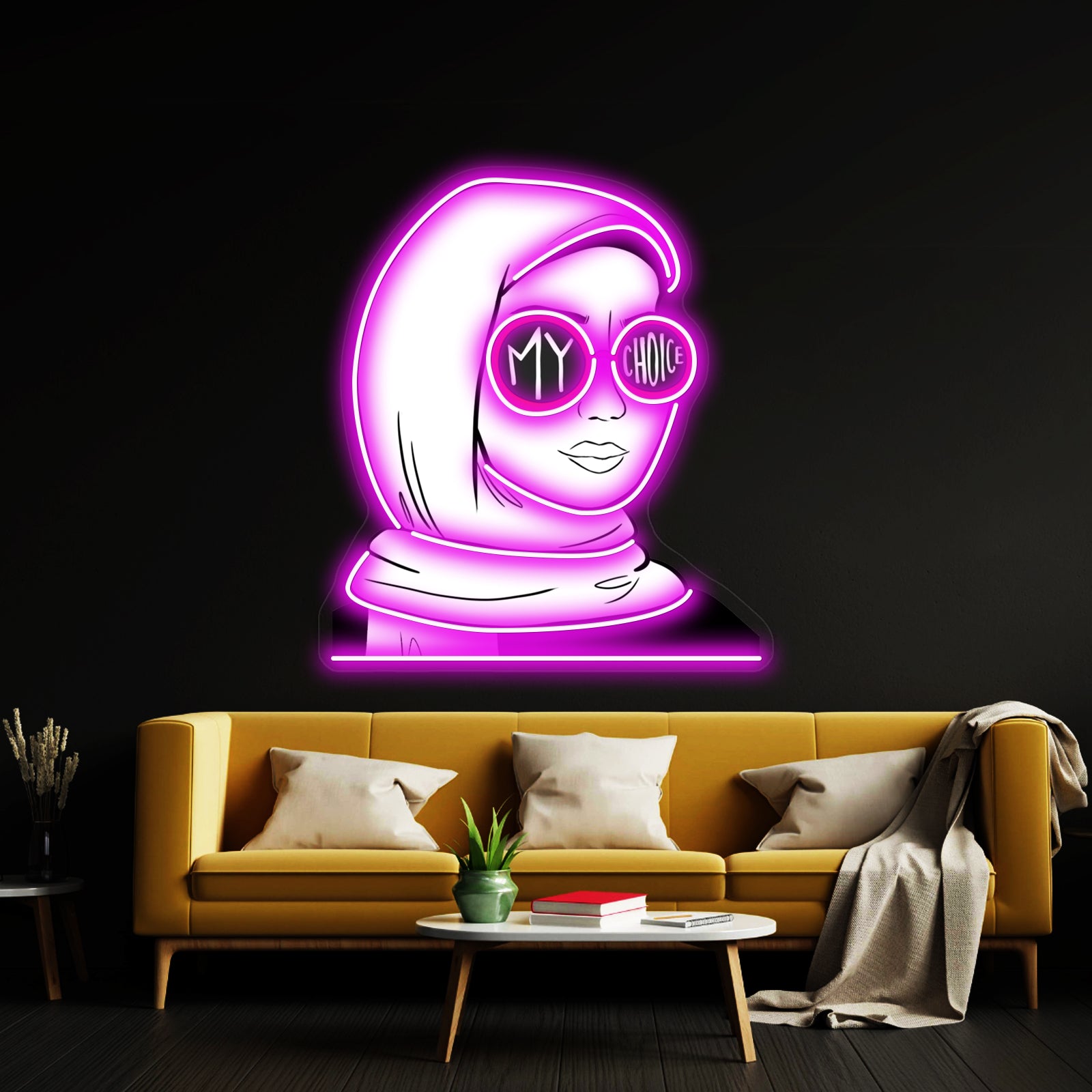 My Choice Red Artwork Neon Sign Led | Shineneon