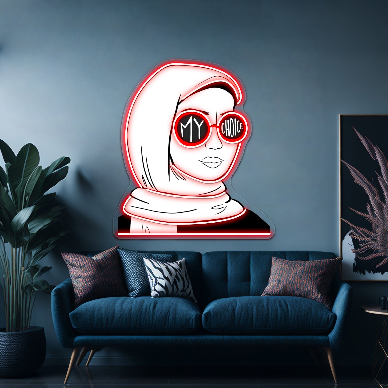 My Choice Red Artwork Neon Sign Led | Shineneon