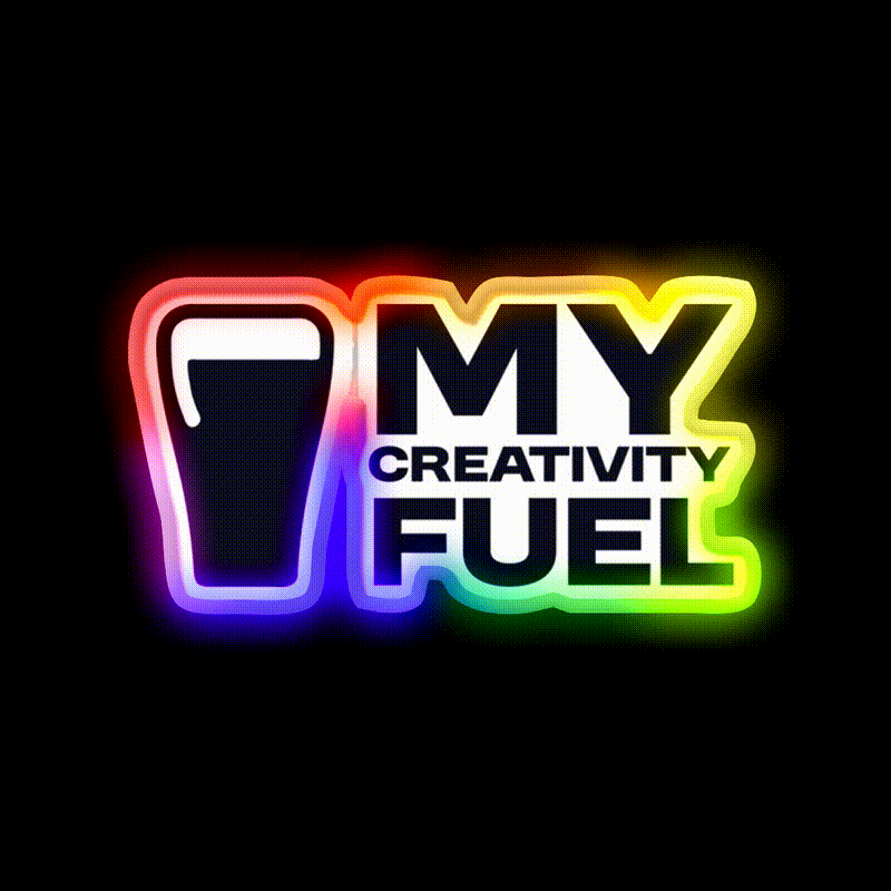 My Creativity Fuel Funny Beer Design Man Cave Bar Led Neon Sign Rgb Color