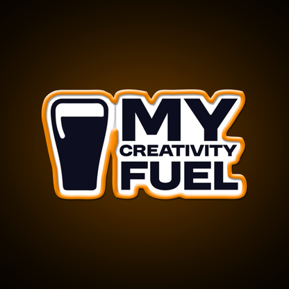 My Creativity Fuel Funny Beer Design Man Cave Bar Led Neon Sign Rgb Color