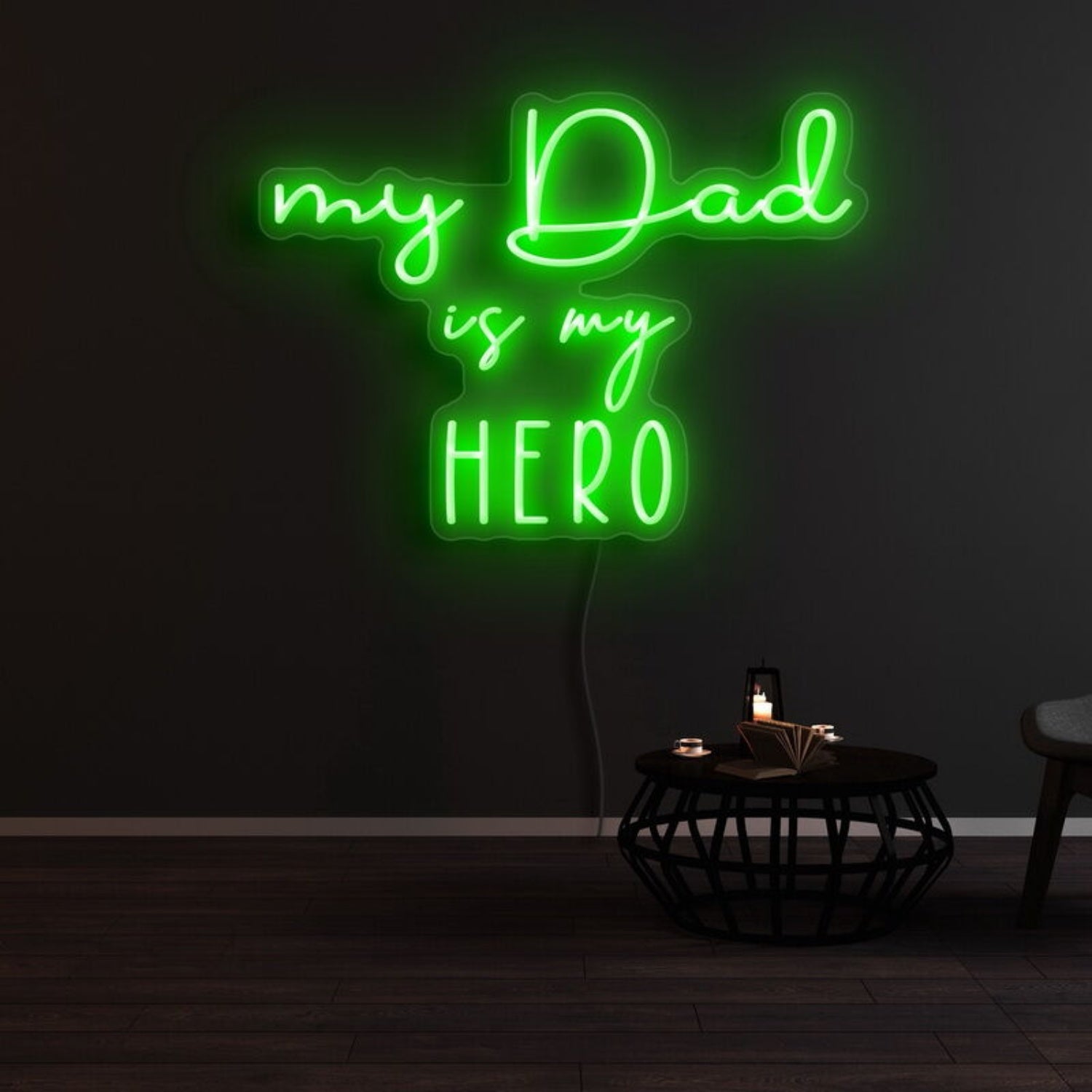 My Dad Is My Hero Led Neon Sign | Shineneon