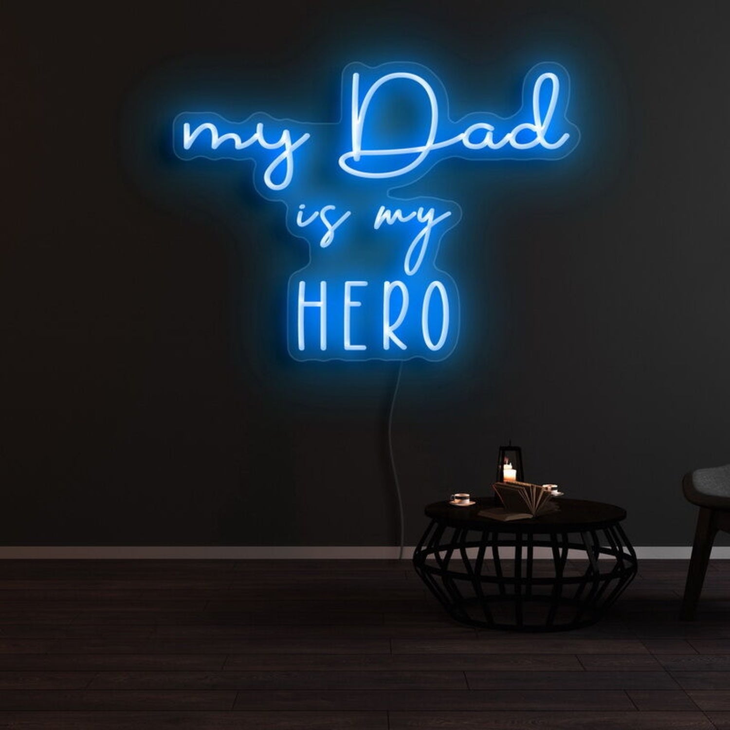 My Dad Is My Hero Led Neon Sign | Shineneon