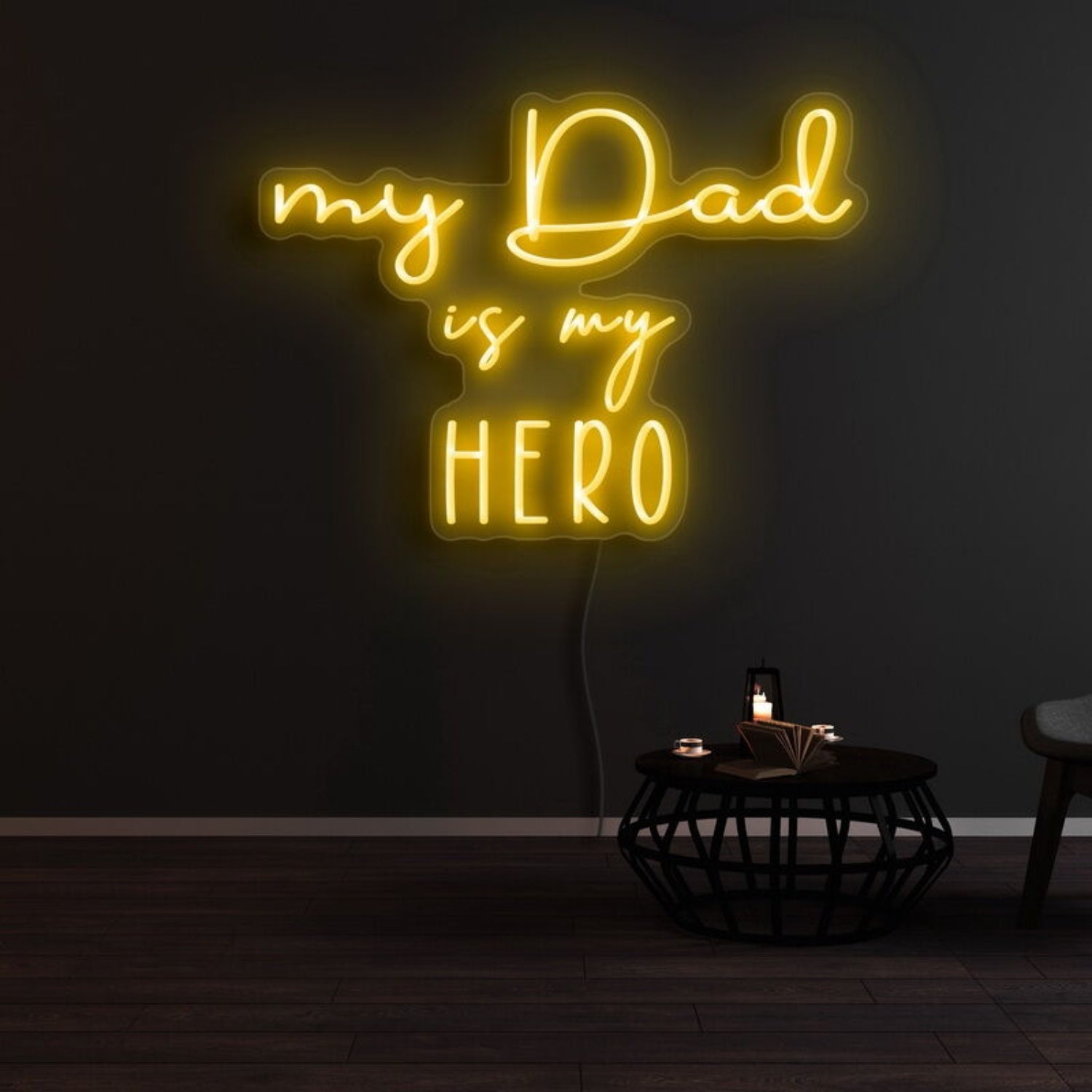 My Dad Is My Hero Led Neon Sign | Shineneon