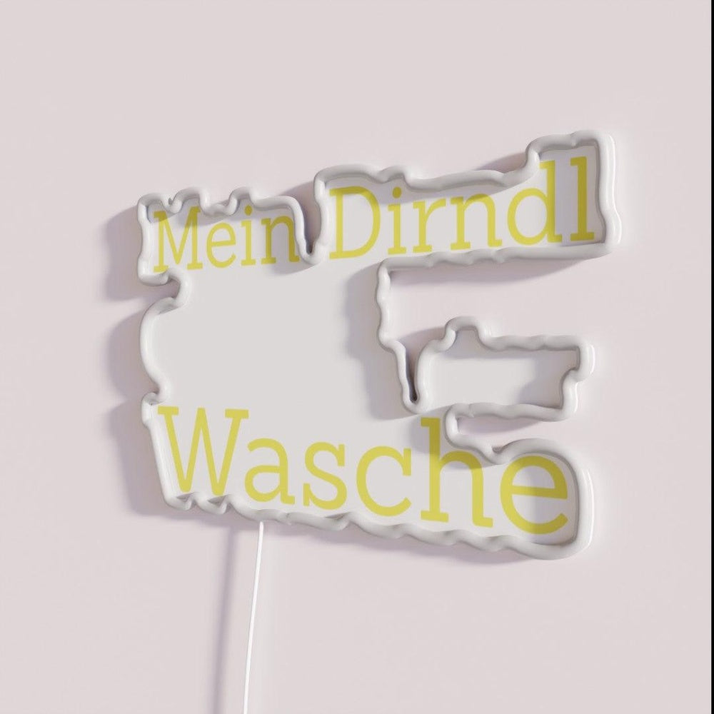 My Dirndl Is In The Wash Funny Oktoberfest Rgb Led Neon Sign