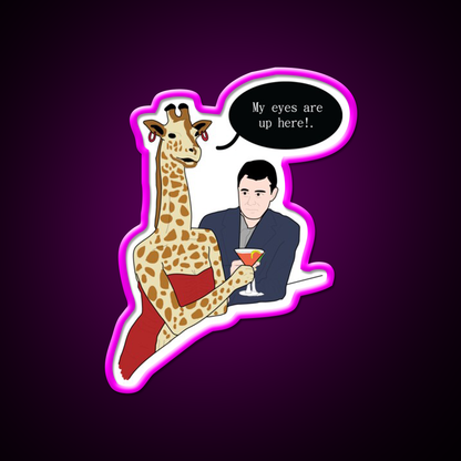 My Eyes Man Cave Bar Led Neon Sign Rgb Color