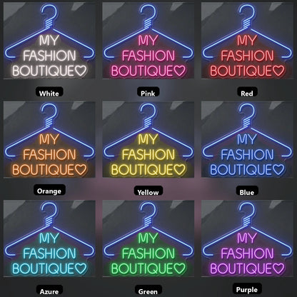 My Fashion Boutique Is LED Neon Sign - 05 Color Grid