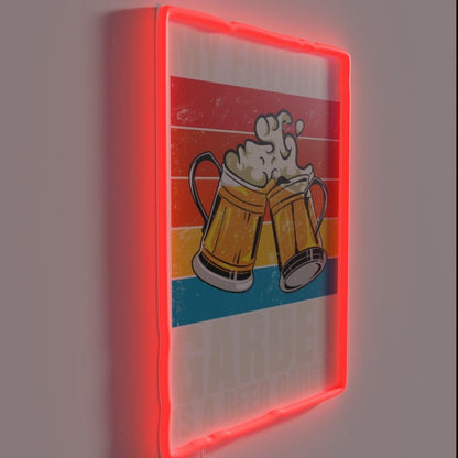 My Favorite Garden Is A Beer Garden Rgb Led Neon Sign