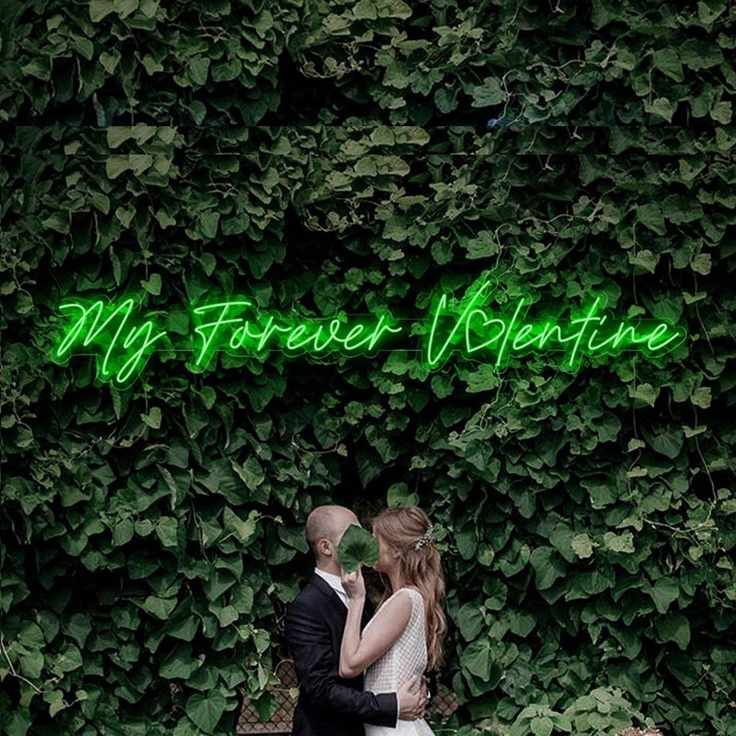 My Forever Valentine Blue LED Neon Sign Wedding Anniversary Romantic Decor | Shineneon