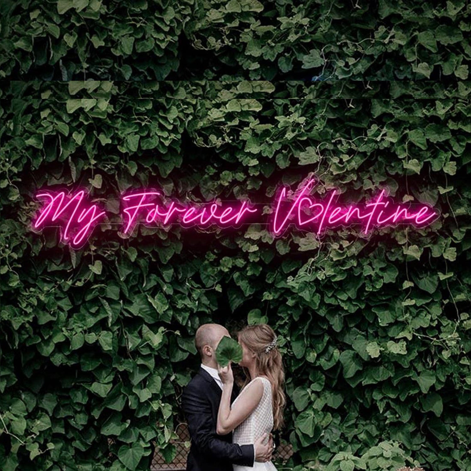 My Forever Valentine Blue LED Neon Sign Wedding Anniversary Romantic Decor | Shineneon