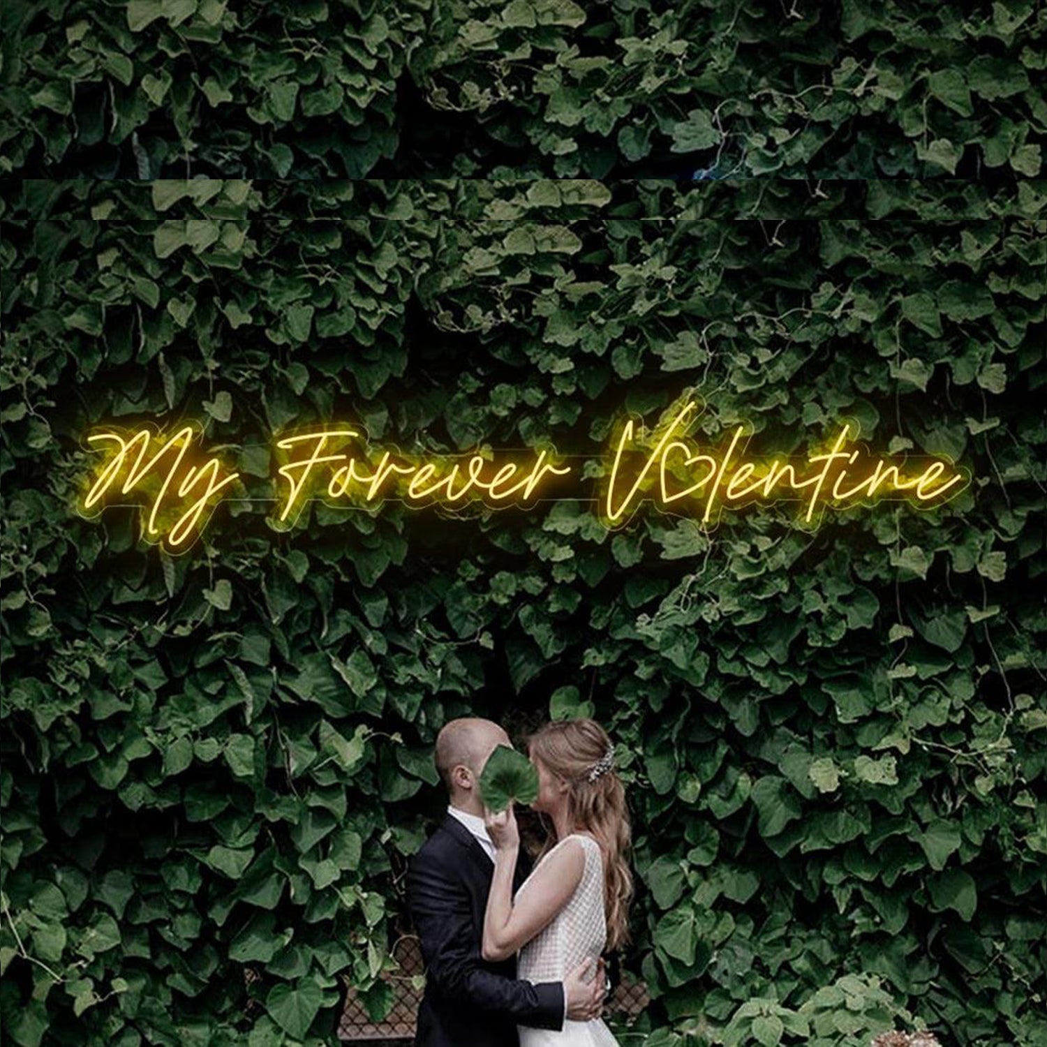 My Forever Valentine Blue LED Neon Sign Wedding Anniversary Romantic Decor | Shineneon