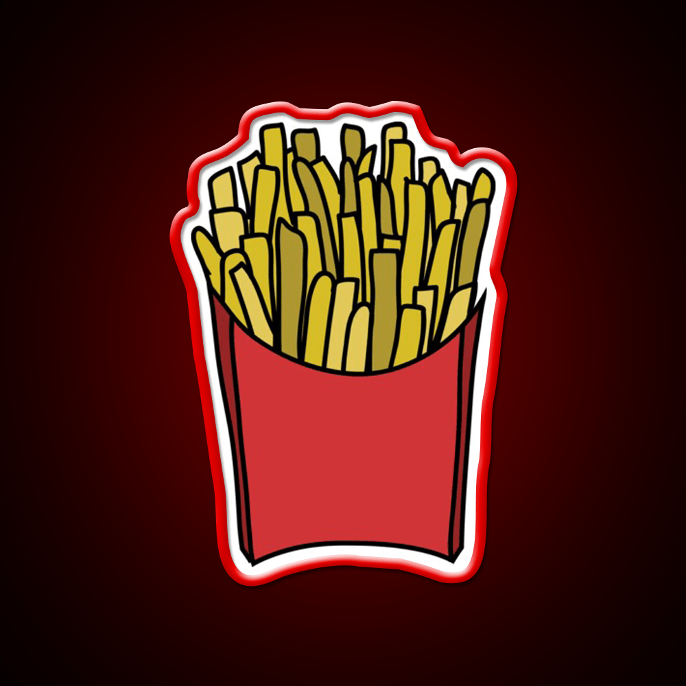 My Fries Snack Food Led Neon Sign Rgb Color - Shineneon
